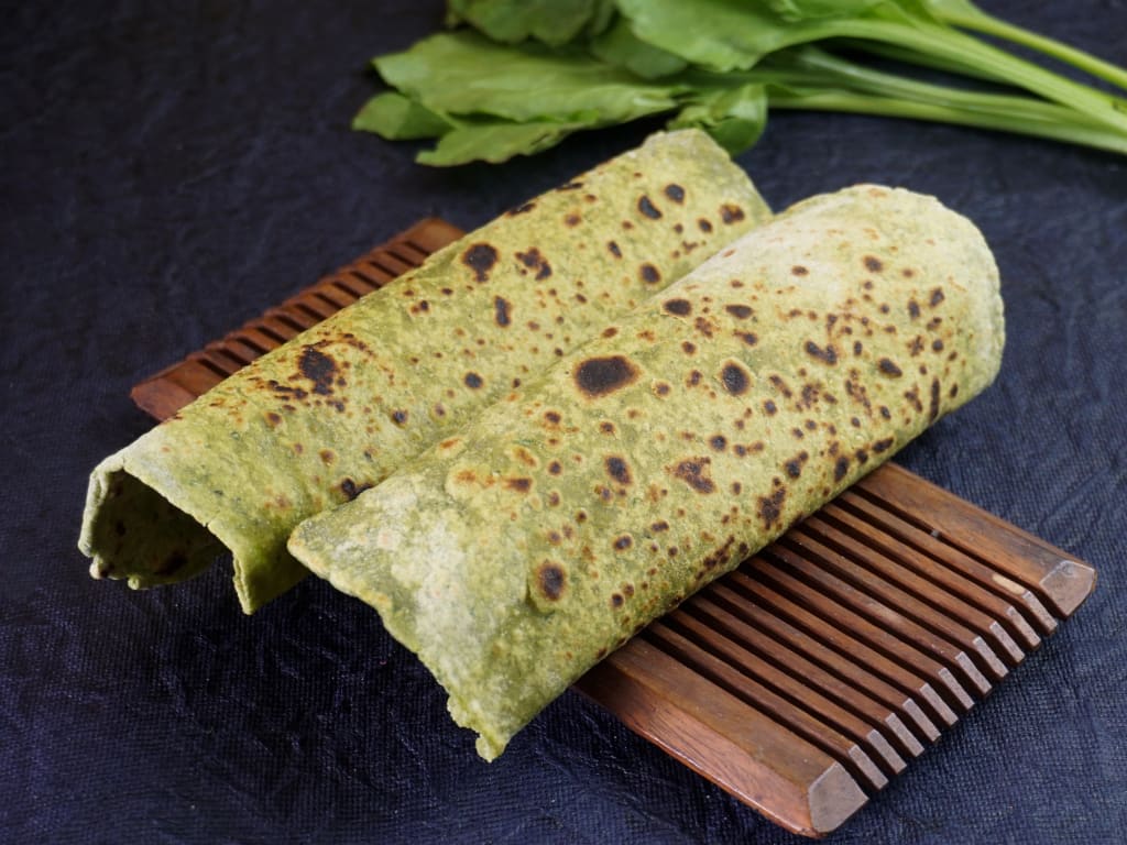 Spinach Detox Chapati Healthybee Meal Plan customise meal